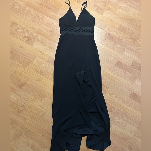 bebe Dresses & Skirts - bebe NWT Chic Black Backless Evening Gown